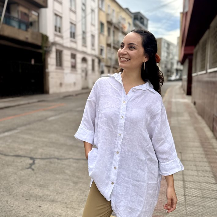 Camisola Lino Oversize Italia